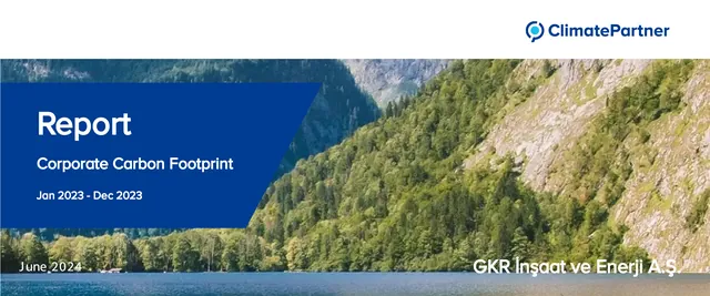 ClimatePartner Kurumsal Karbon Ayak İzi raporu, Ocak–Aralık 2023